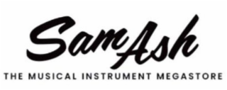 SAM ASH THE MUSICAL INSTRUMENT MEGASTORE logo