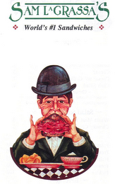 SAM LA GRASSA'S WORLD'S #1 SANDWICHES logo
