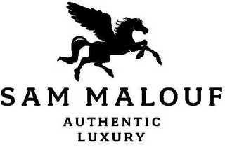 SAM MALOUF AUTHENTIC LUXURY logo