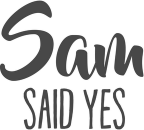 SAM SAID YES logo