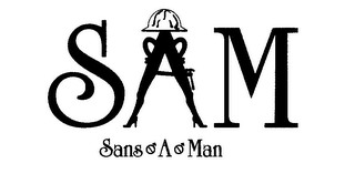SAM SANS A MAN logo
