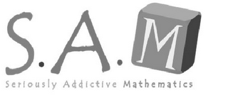 S.A.M SERIOUSLY ADDICTIVE MATHEMATICS logo