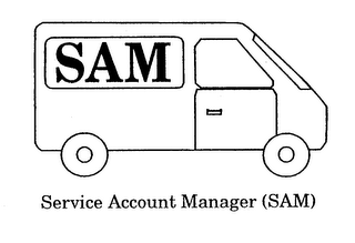 SAM SERVICE ACCOUNT MANAGER (SAM) logo