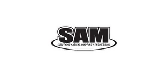SAM SURVEYING + AERIAL MAPPING + ENGINEERING logo