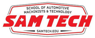 SAM TECH SCHOOL OF AUTOMOTIVE MACHINISTS & TECHNOLOGY SAMTECH.EDU logo