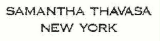 SAMANTHA THAVASA NEW YORK logo