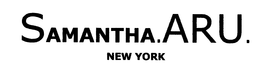 SAMANTHA.ARU.  NEW YORK logo