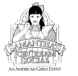 SAMANTHA'S ICE CREAM SOCIAL AN AMERICAN GIRLS EVENT logo