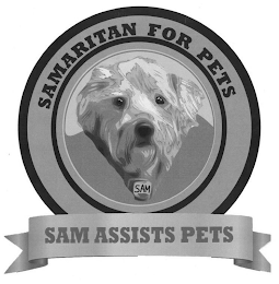 SAMARITAN FOR PETS SAM SAM ASSISTS PETS logo