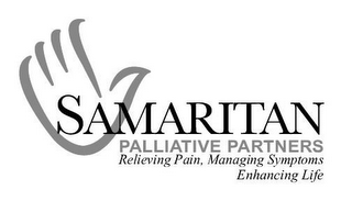 SAMARITAN PALLIATIVE PARTNERS RELIEVING PAIN, MANAGING SYMPTOMS ENHANCING LIFE logo