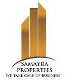 SAMAYRA PROPERTIES "WE TAKE CARE OF BUSINESS" logo