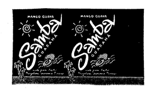 SAMBA GUARANA MANGO GUAVA MADE FROM EXOTIC BRAZILIAN GUARANA BERRIES logo
