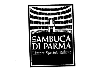 SAMBUCA DI PARMA LIQUORE SPECIALE ITALIANO TEATRO DI PARMA logo