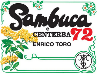 SAMBUCA E CENTERBA 72 ENRICO TORO ET logo