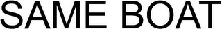 SAME BOAT logo