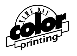 SAME DAY COLOR PRINTING logo