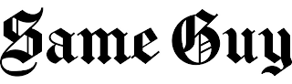 SAME GUY logo