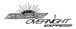 SAMEDAY OVERNIGHT EXPRESS logo