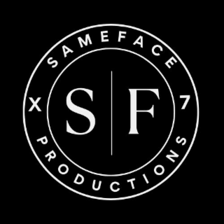 SAMEFACE PRODUCTIONS X S F 7 logo