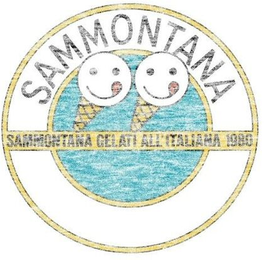 SAMMONTANA SAMMONTANA GELATI ALL'ITALIANA 1980 logo