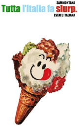 SAMMONTANA TUTTA L'ITALIA FA SLURP. ESTATE ITALIANA logo