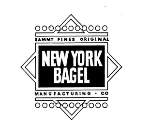 SAMMY FINES ORIGINAL NEW YORK BAGEL MANUFACTURING - CO logo