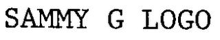 SAMMY G LOGO logo