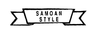 SAMOAN STYLE logo