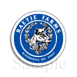 SAMPLE BAETJE FARMS BLOOMSDALE, MO 63627 logo