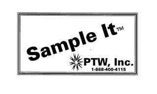 SAMPLE IT PTW, INC. 1-888-400-4115 logo