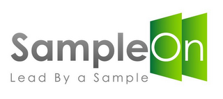 SAMPLEON LEAD BY A SAMPLE logo