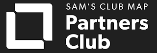 SAM'S CLUB MAP PARTNERS CLUB logo
