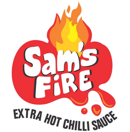 SAM'S FIRE EXTRA HOT CHILLI SAUCE logo