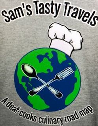 SAM'S TASTY TRAVEL'S A DEAF-COOKS CULINARY ROAD MAP logo
