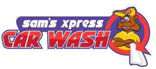 SAM'S XPRESS CAR WASH logo