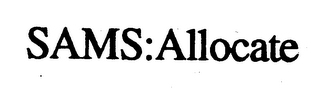SAMS:ALLOCATE logo