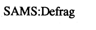 SAMS:DEFRAG logo