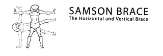SAMSON BRACE THE HORIZONTAL AND VERTICAL BRACE logo