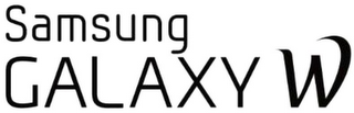 SAMSUNG GALAXY W logo
