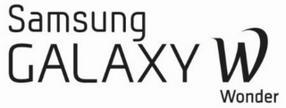 SAMSUNG GALAXY W WONDER logo