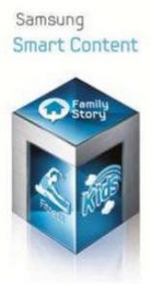SAMSUNG SMART CONTENT FAMILY STORY FITNESS KIDS logo