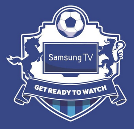 SAMSUNG TV GET READY TO WATCH logo