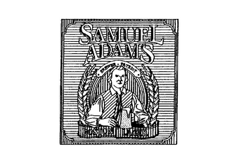 SAMUEL ADAMS BOSTON LAGER BREWER-PATRIOT logo