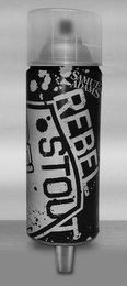 SAMUEL ADAMS REBEL STOUT logo