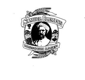 SAMUEL CLEMENS MISSOURI LAGER logo
