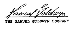 SAMUEL GOLDWYN THE SAMUEL GOLDWYN COMPANY logo