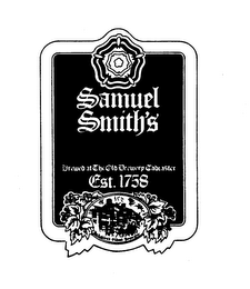 SAMUEL SMITH'S BREWED AT THE OLD BREWERY TADCASTER EST. 1758 logo
