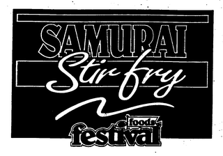 SAMURAI STIR FRY FOODS FESTIVAL logo