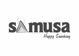 SAMUSA HAPPY SNACKING logo