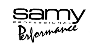 SAMY PROFESSIONAL PERFORMANCE logo